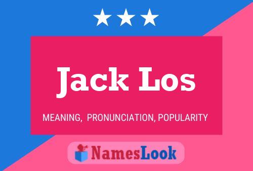 Jack Los 名字海报