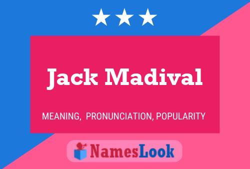 Jack Madival 名字海报