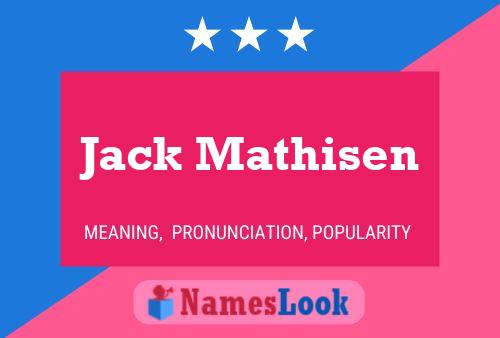 Jack Mathisen 名字海报