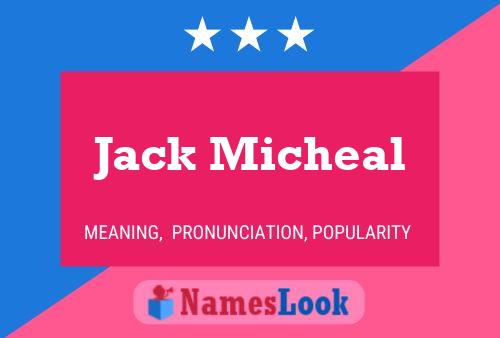 Jack Micheal 名字海报