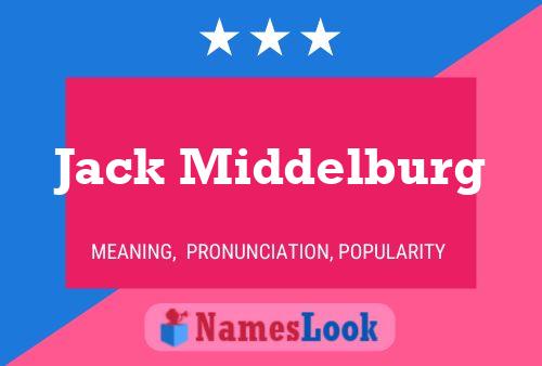 Jack Middelburg 名字海报