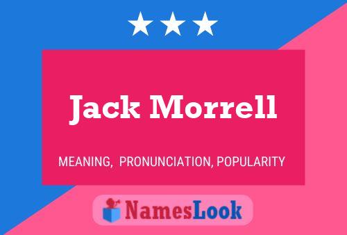 Jack Morrell 名字海报