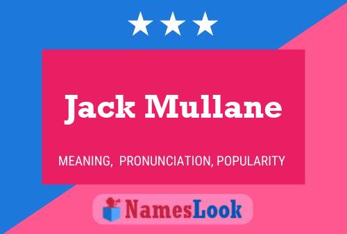 Jack Mullane 名字海报