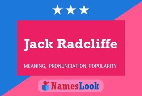 Jack Radcliffe 名字海报