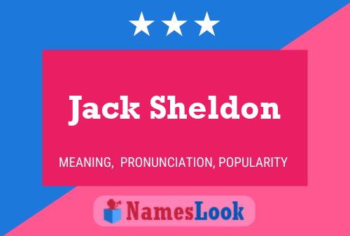 Jack Sheldon 名字海报