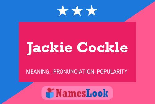 Jackie Cockle 名字海报