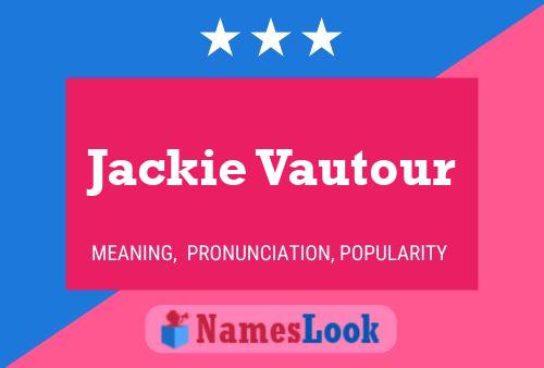 Jackie Vautour 名字海报