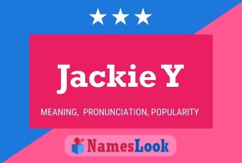 Jackie Y 名字海报