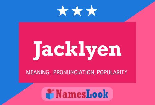 Jacklyen 名字海报