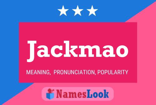 Jackmao 名字海报