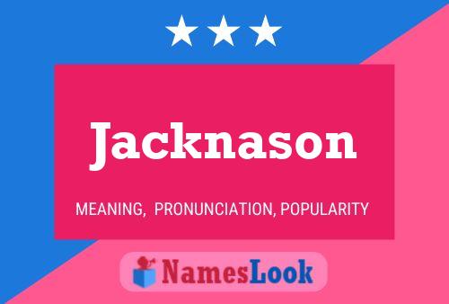 Jacknason 名字海报