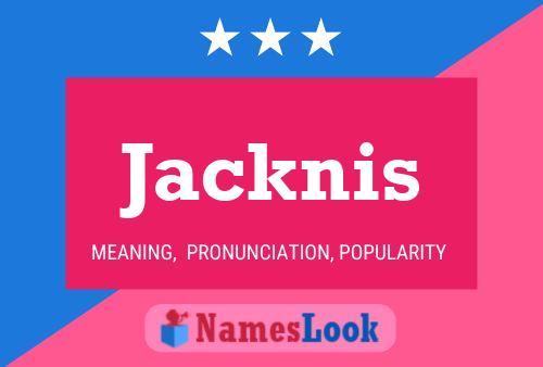 Jacknis 名字海报