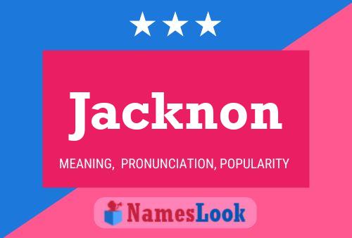 Jacknon 名字海报