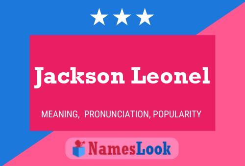 Jackson Leonel 名字海报