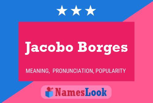 Jacobo Borges 名字海报