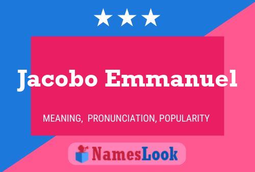 Jacobo Emmanuel 名字海报