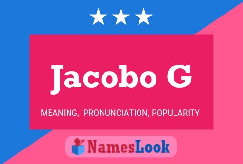 Jacobo G 名字海报