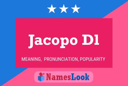 Jacopo Dl 名字海报