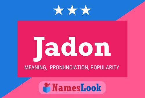 Jadon 名字海报