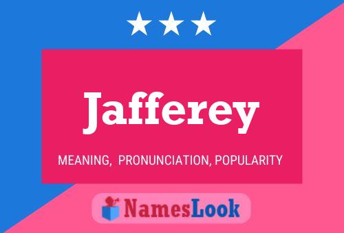 Jafferey 名字海报