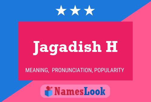 Jagadish H 名字海报