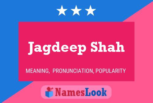 Jagdeep Shah 名字海报