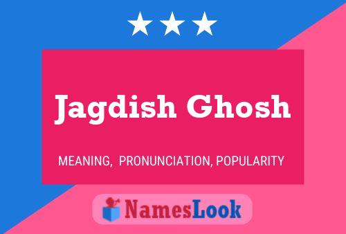 Jagdish Ghosh 名字海报