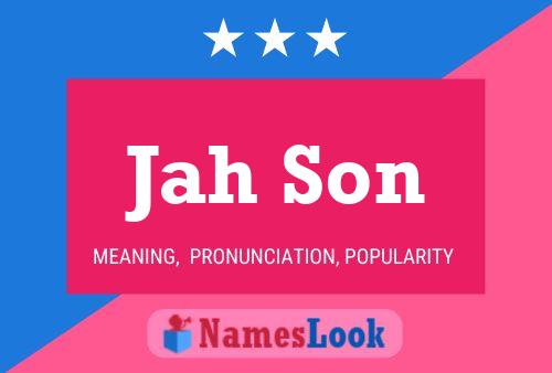 Jah Son 名字海报