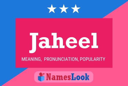 Jaheel 名字海报