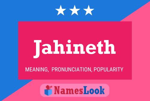 Jahineth 名字海报