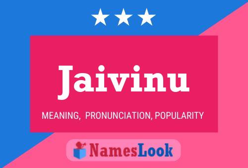 Jaivinu 名字海报