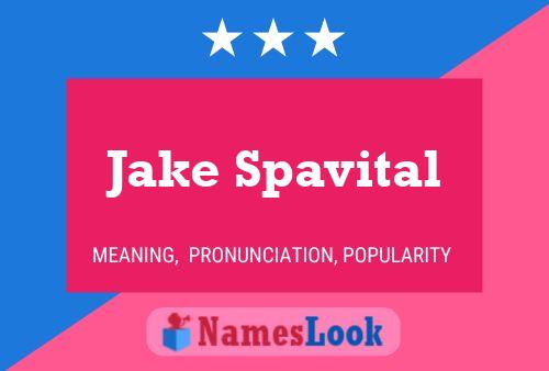 Jake Spavital 名字海报