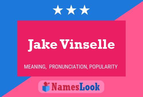 Jake Vinselle 名字海报