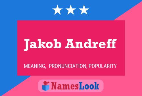 Jakob Andreff 名字海报