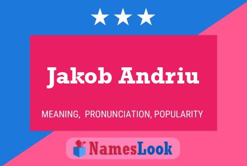 Jakob Andriu 名字海报