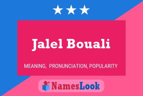 Jalel Bouali 名字海报