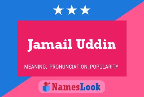 Jamail Uddin 名字海报