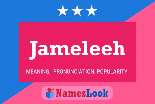 Jameleeh 名字海报