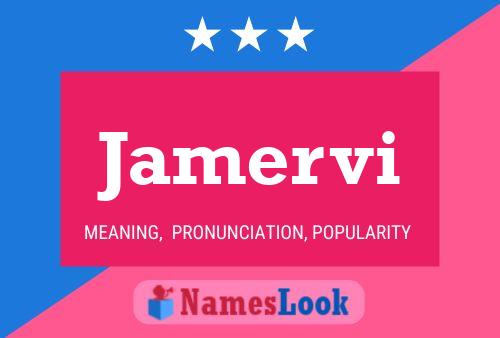 Jamervi 名字海报