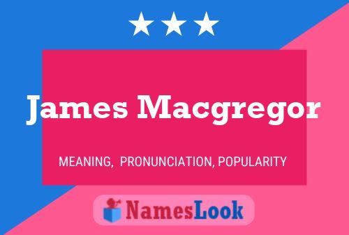 James Macgregor 名字海报