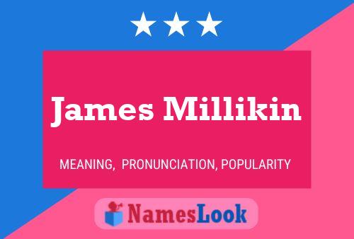 James Millikin 名字海报