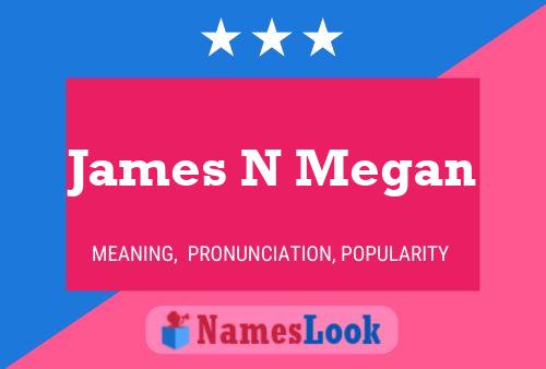 James N Megan 名字海报