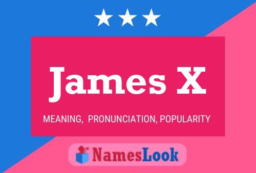 James X 名字海报