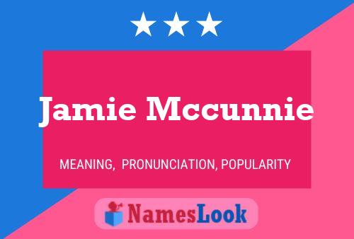 Jamie Mccunnie 名字海报