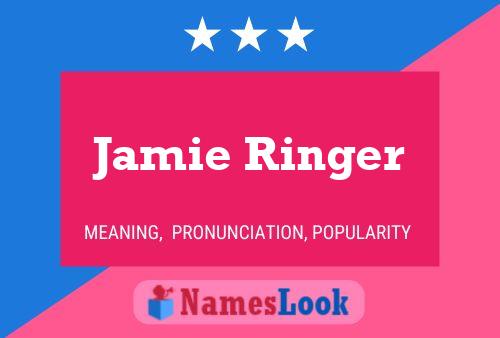 Jamie Ringer 名字海报