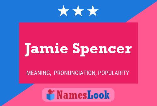 Jamie Spencer 名字海报