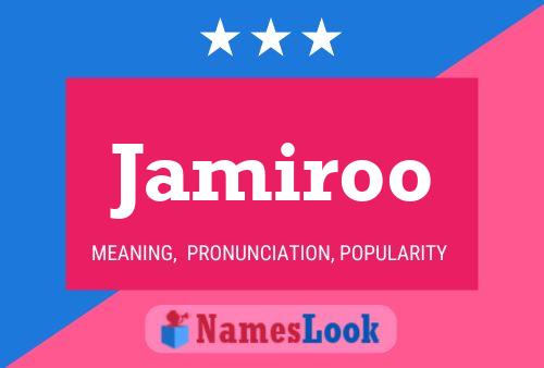 Jamiroo 名字海报