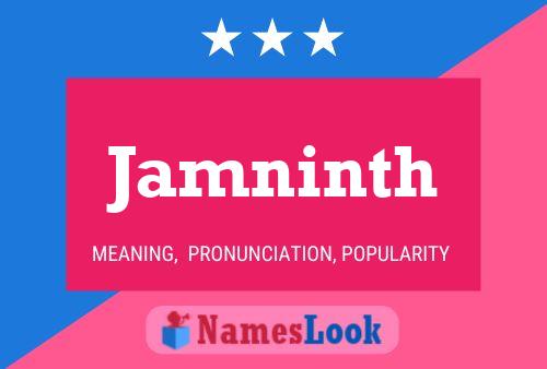 Jamninth 名字海报