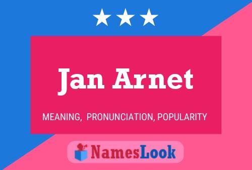 Jan Arnet 名字海报