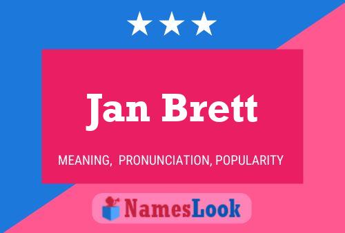 Jan Brett 名字海报